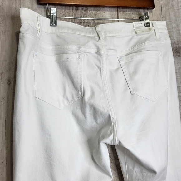 J.Jill White Cropped Pants Size 16 Petite 16P - Picture 6 of 12